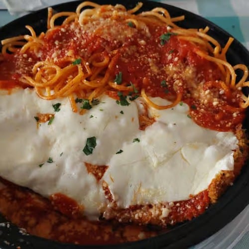 Eggplant Parmesan.