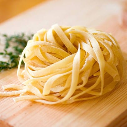 Fettuccine Pasta.