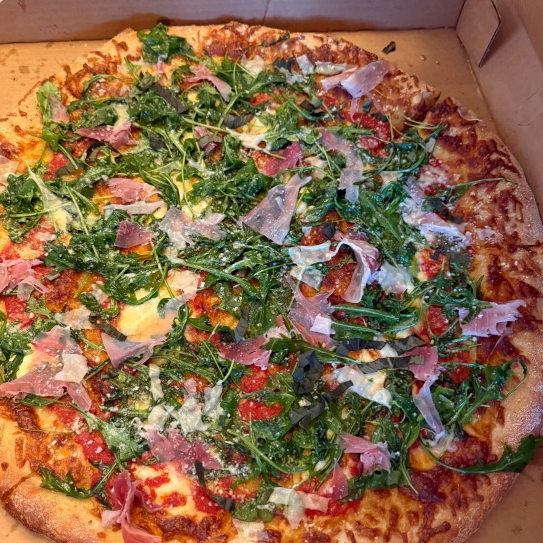 Prosciutto Pizza.