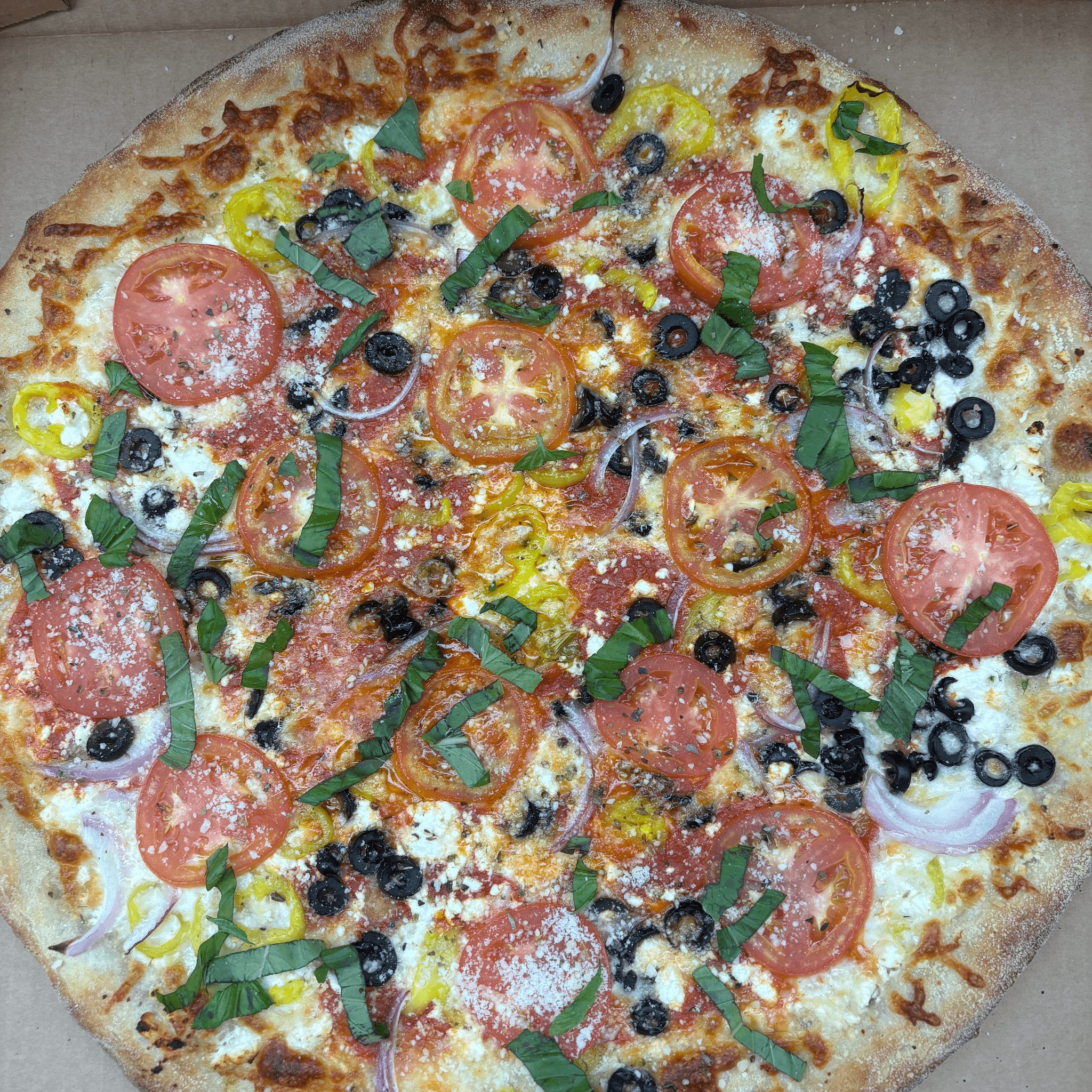 Mediterranean Pizza.