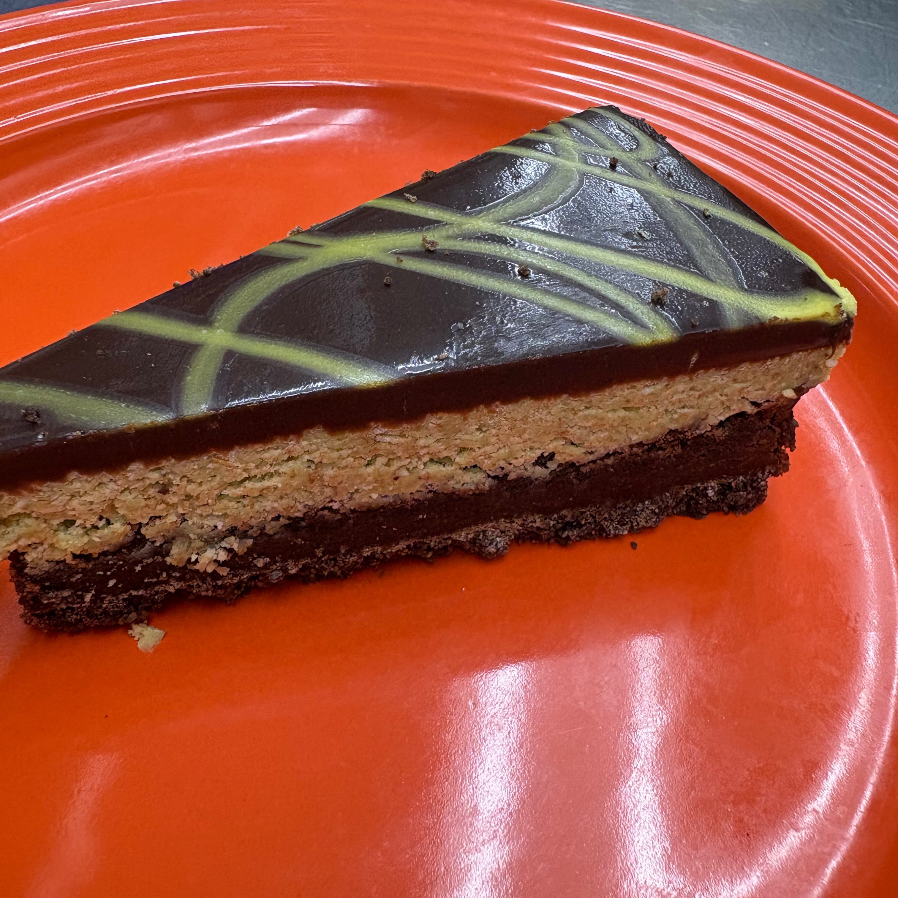 Dubai pistachio chocolate torte.