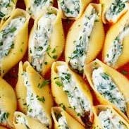 Stuffed Shells Florentine.
