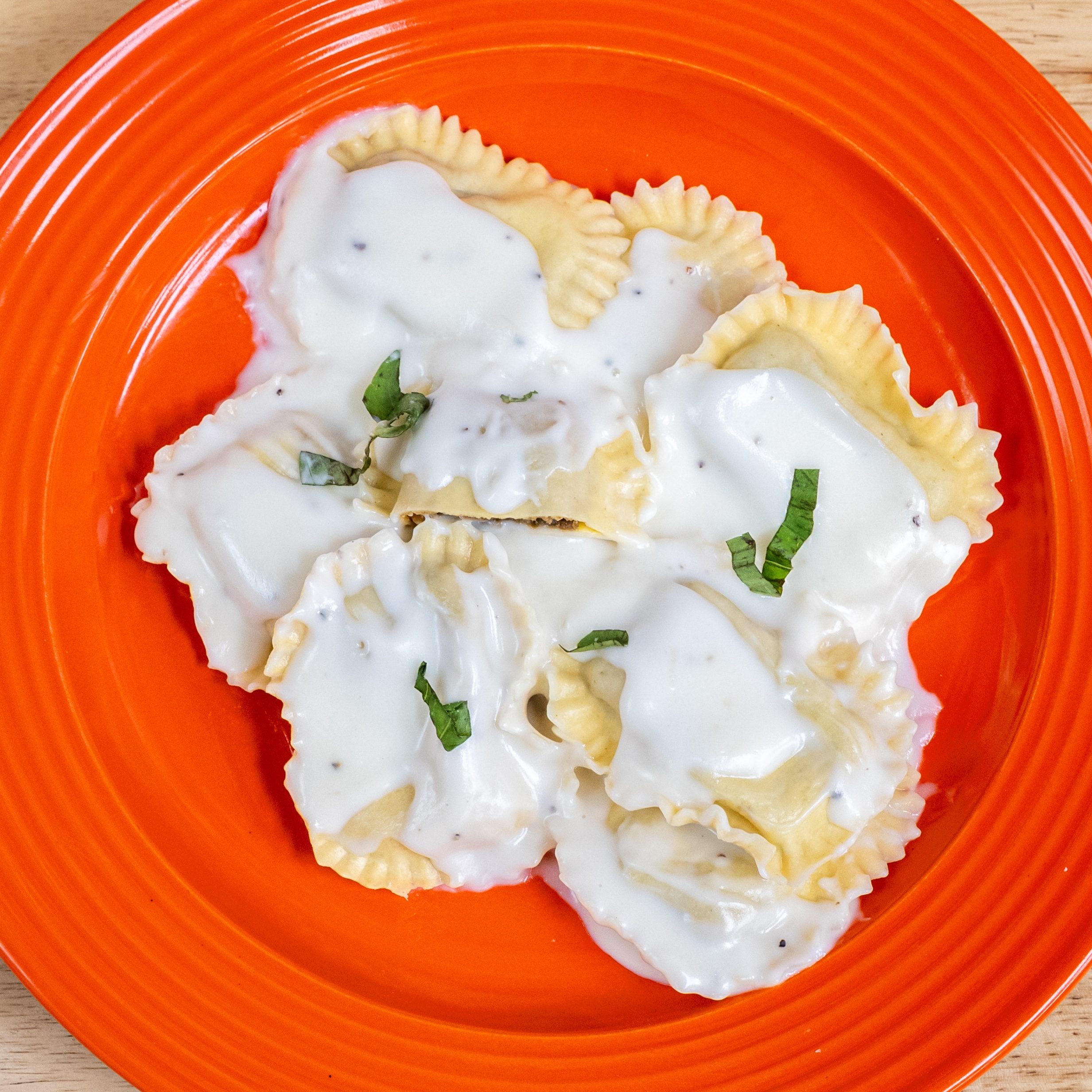 Wild Mushroom Ravioli.